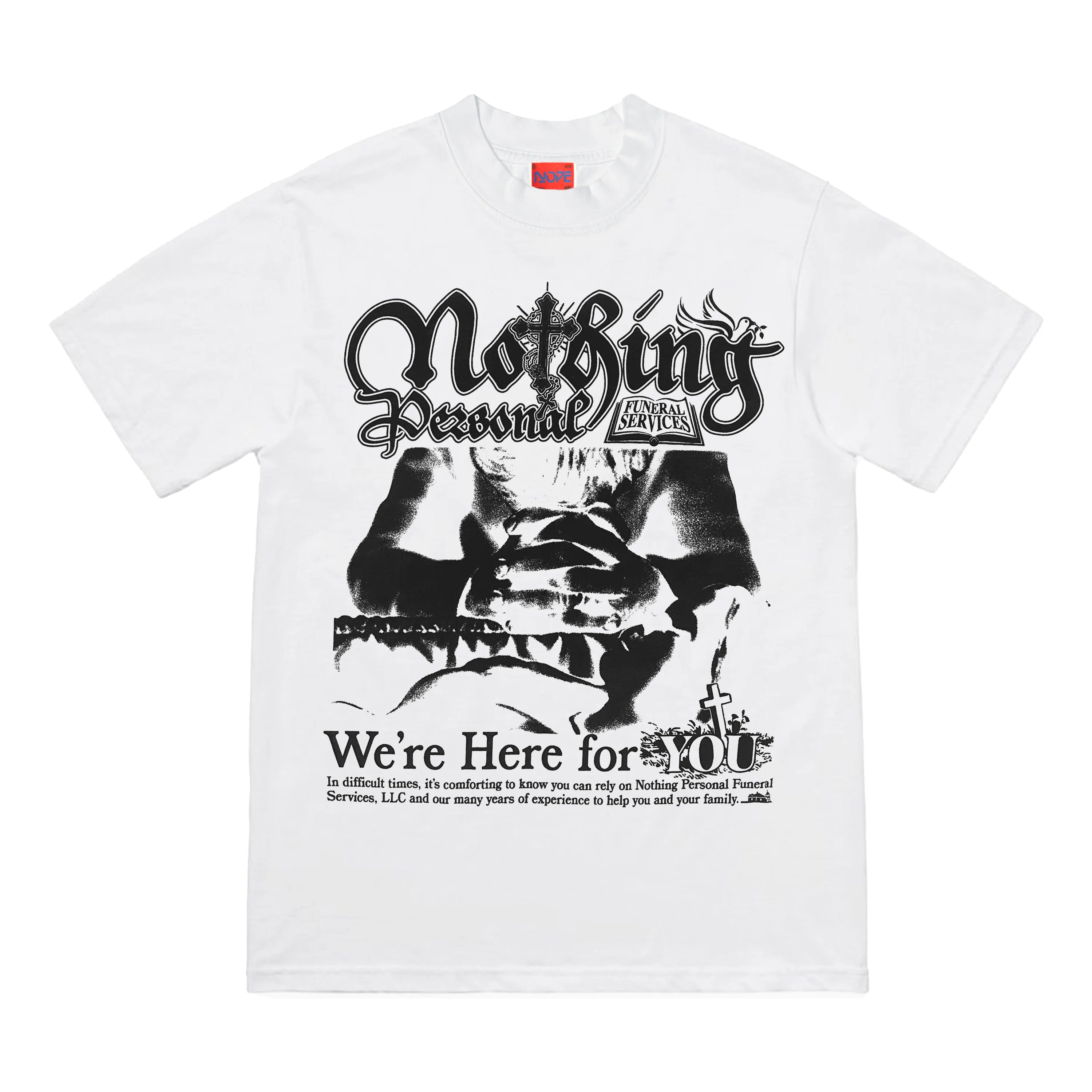 FUNERAL SERVICE WHITE SHORT SLEEVE