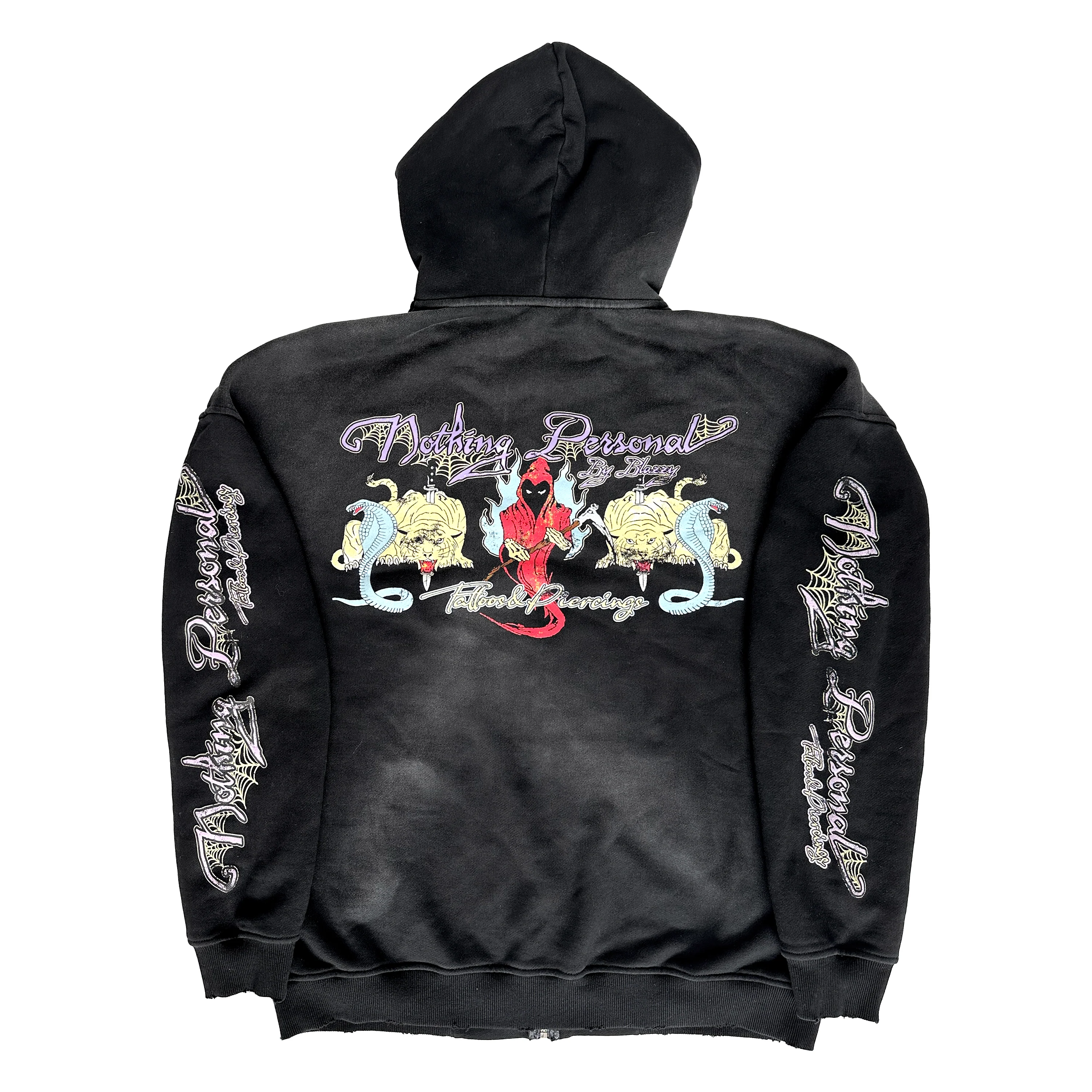 TATTOOS & PIERCINGS HOODIE - Image 2